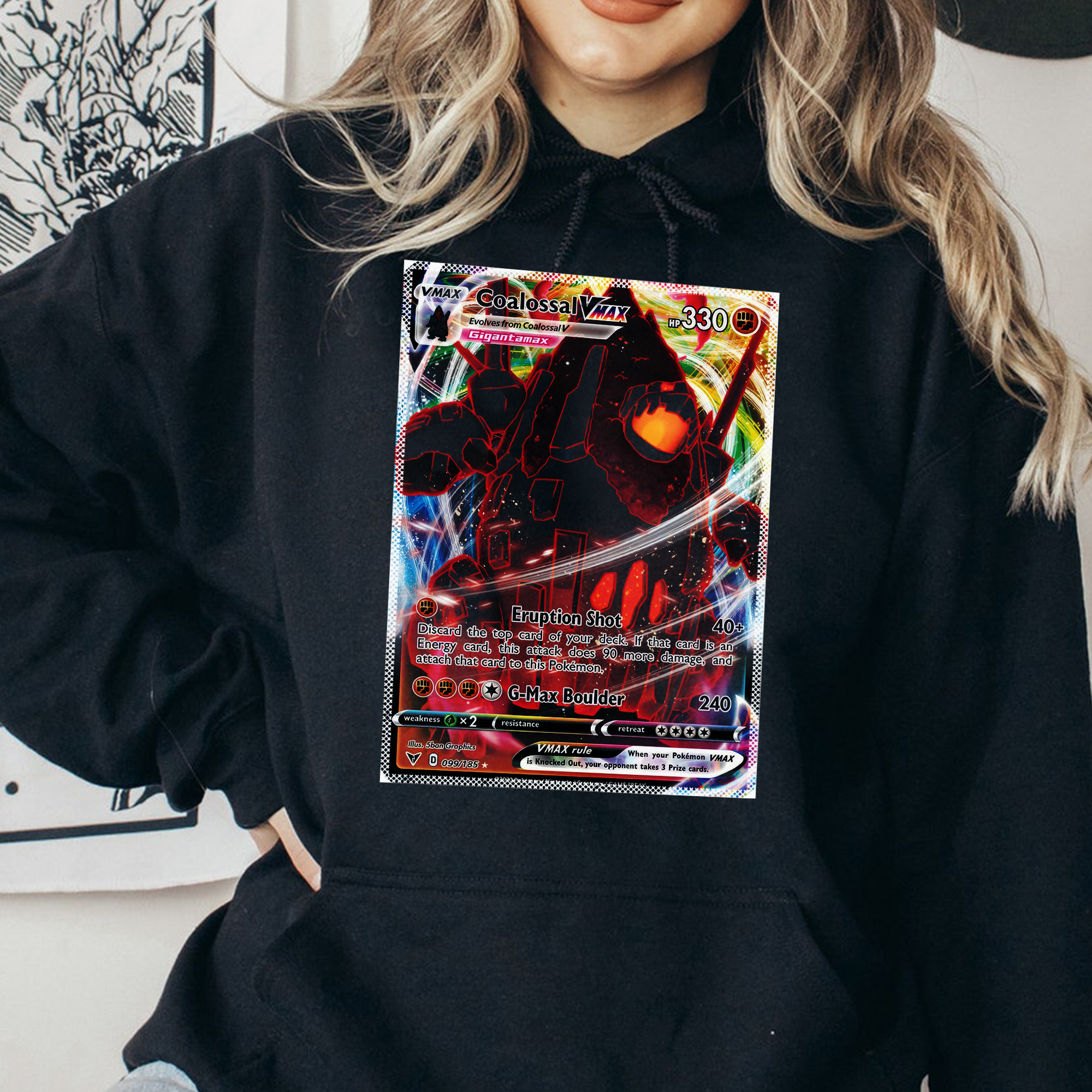 Personalized Fabric Trading Card D1 Patch Suture Unisex Hoodie,Perfect Gift for Fans Friends,P-H-12