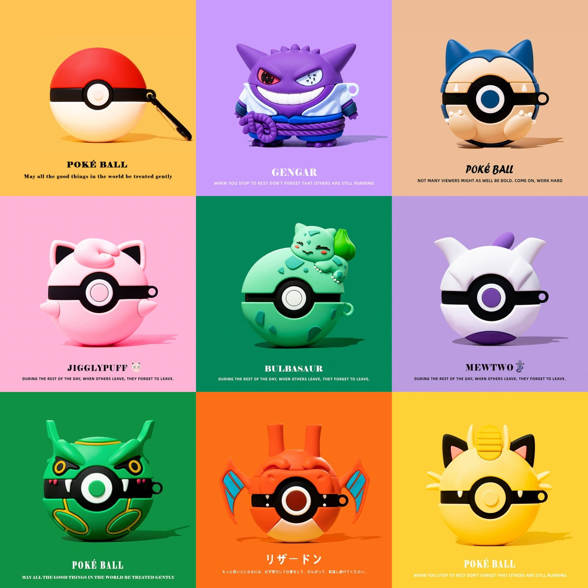 Anime Airpods Silicone Case,Cute Creature Design Airpodspro Protective Cover,Ideal Gift for Friends,PC-1297