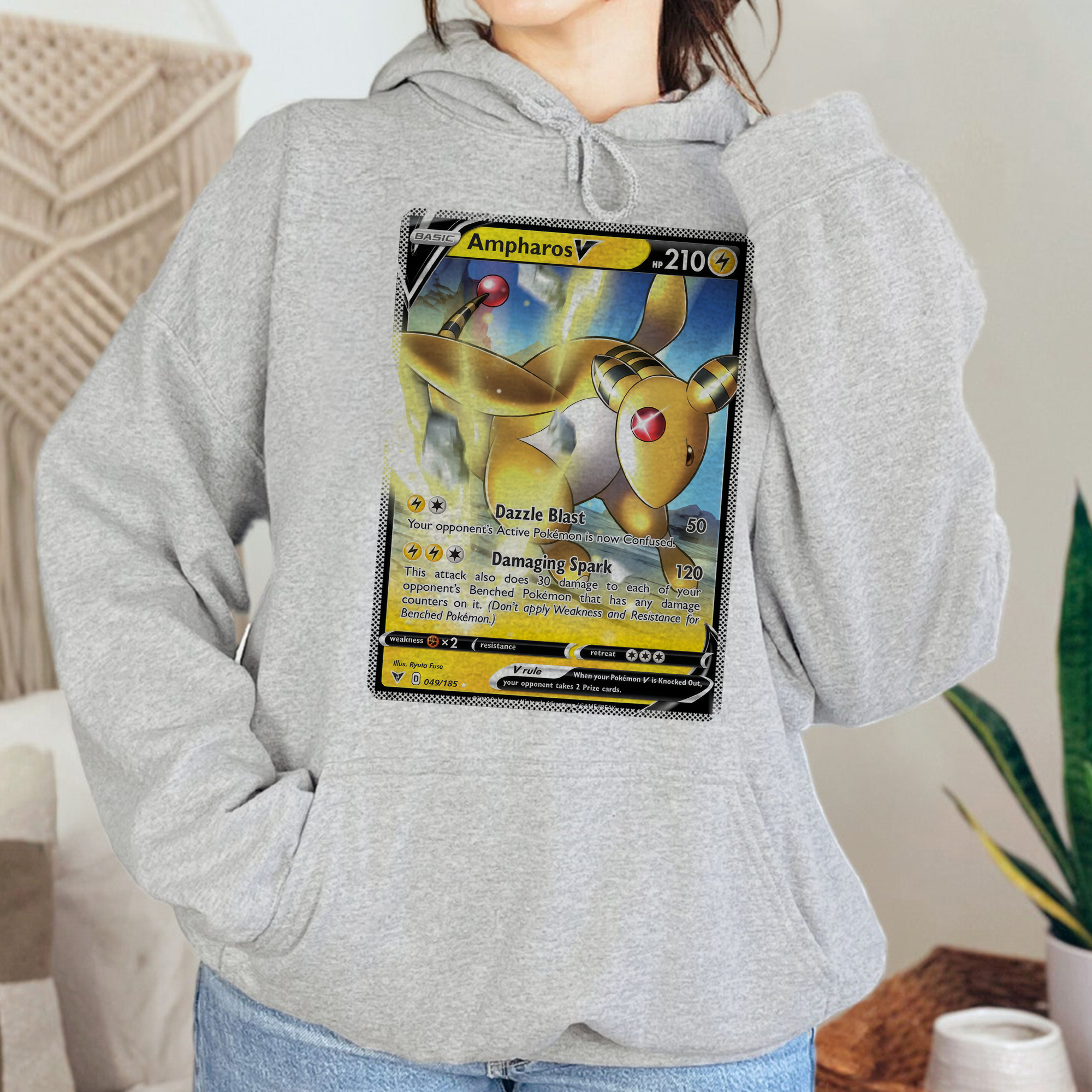 Personalized Fabric Trading Card D1 Patch Suture Unisex Hoodie,Perfect Gift for Fans Friends,P-H-12