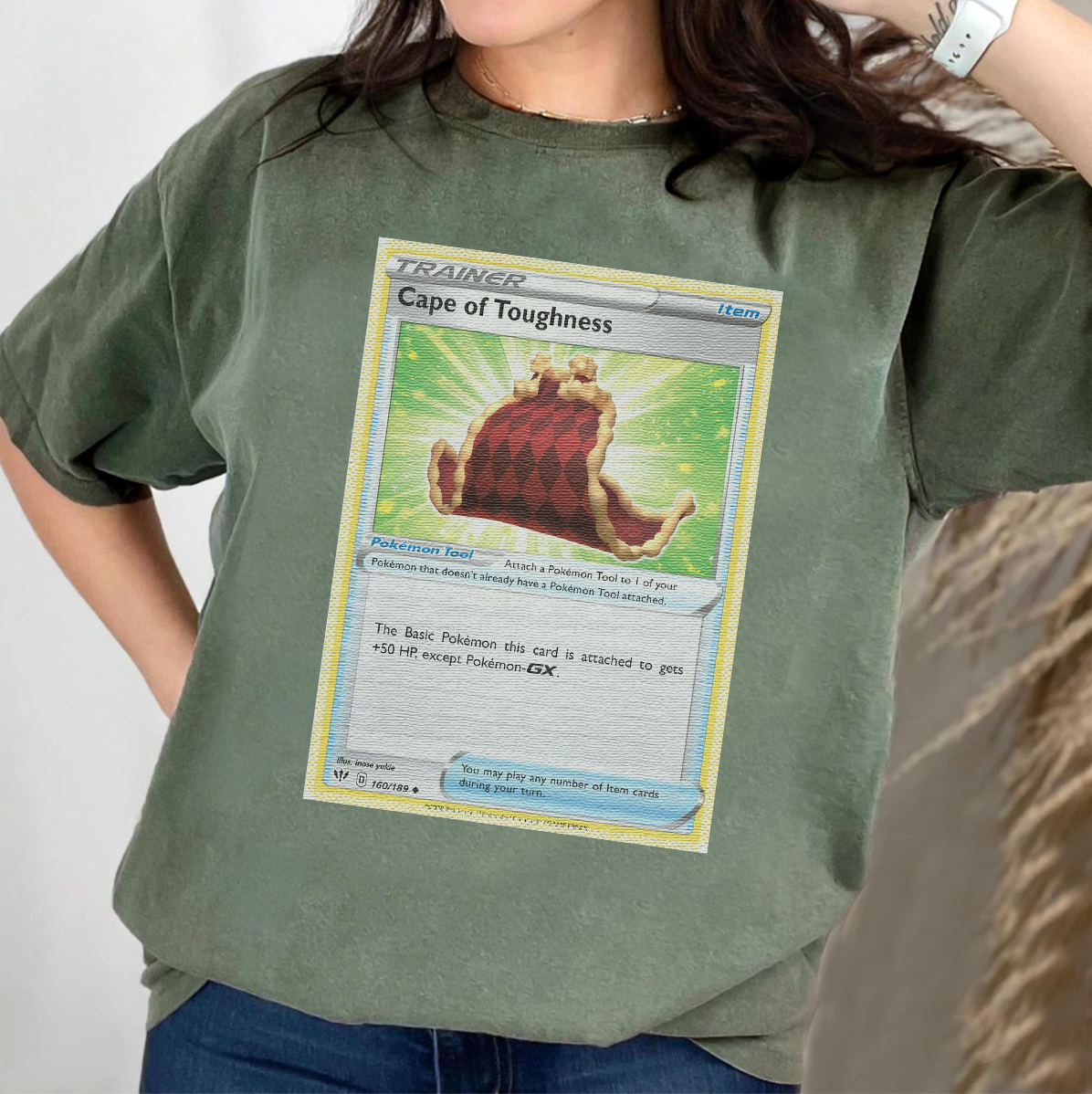 Personalized Fabric Trading Card D2 Patch Suture Unisex T-Shirt,Perfect Gift for Fans Friends,P-T-16