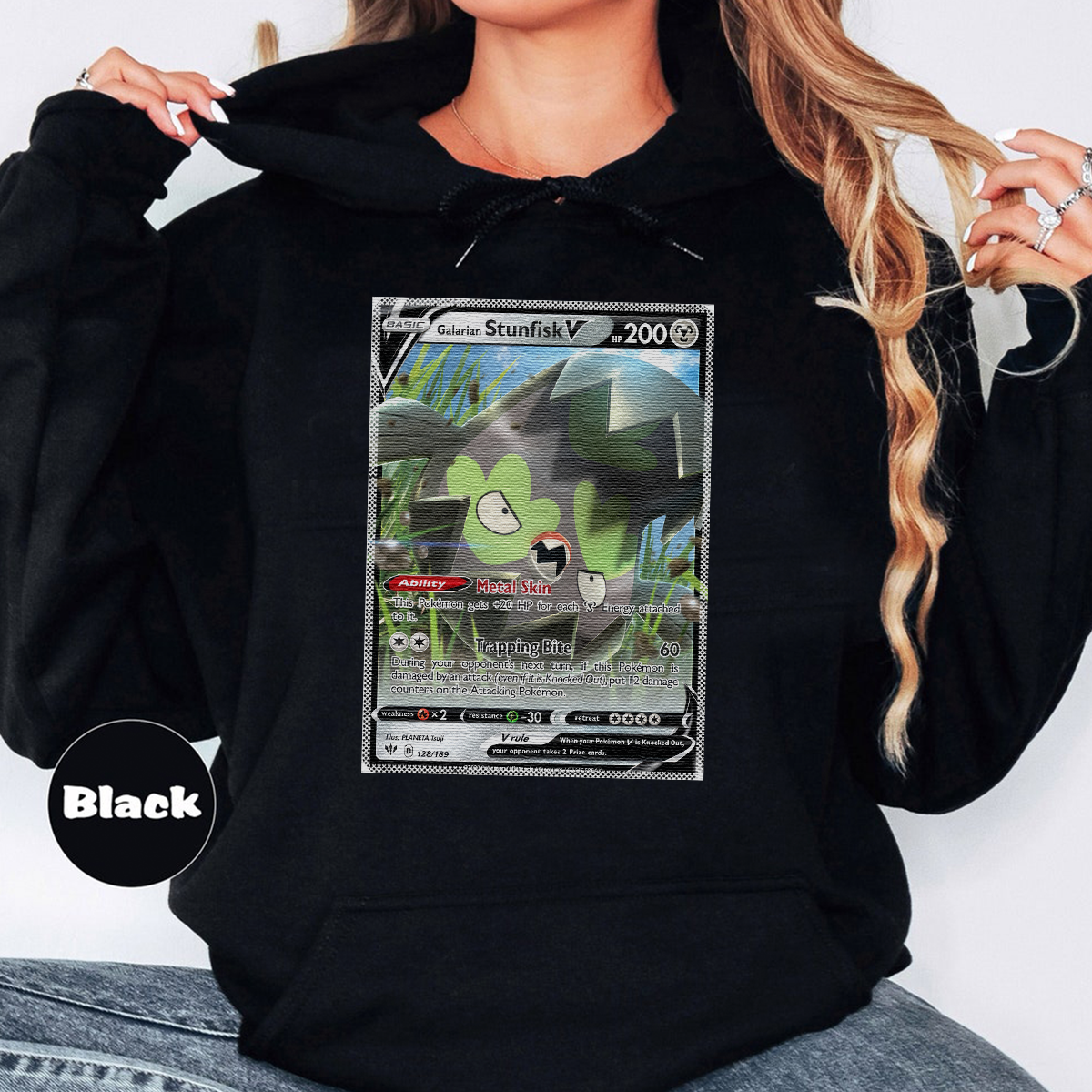 Personalized Fabric Trading Card D2 Patch Unisex Hoodie,Perfect Gift for Fans Friends,P-H-18