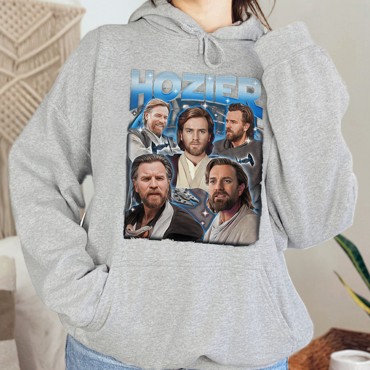 Sweat à capuche avec personnages d'horreur d'Halloween THUG LIFE, TS-C-103