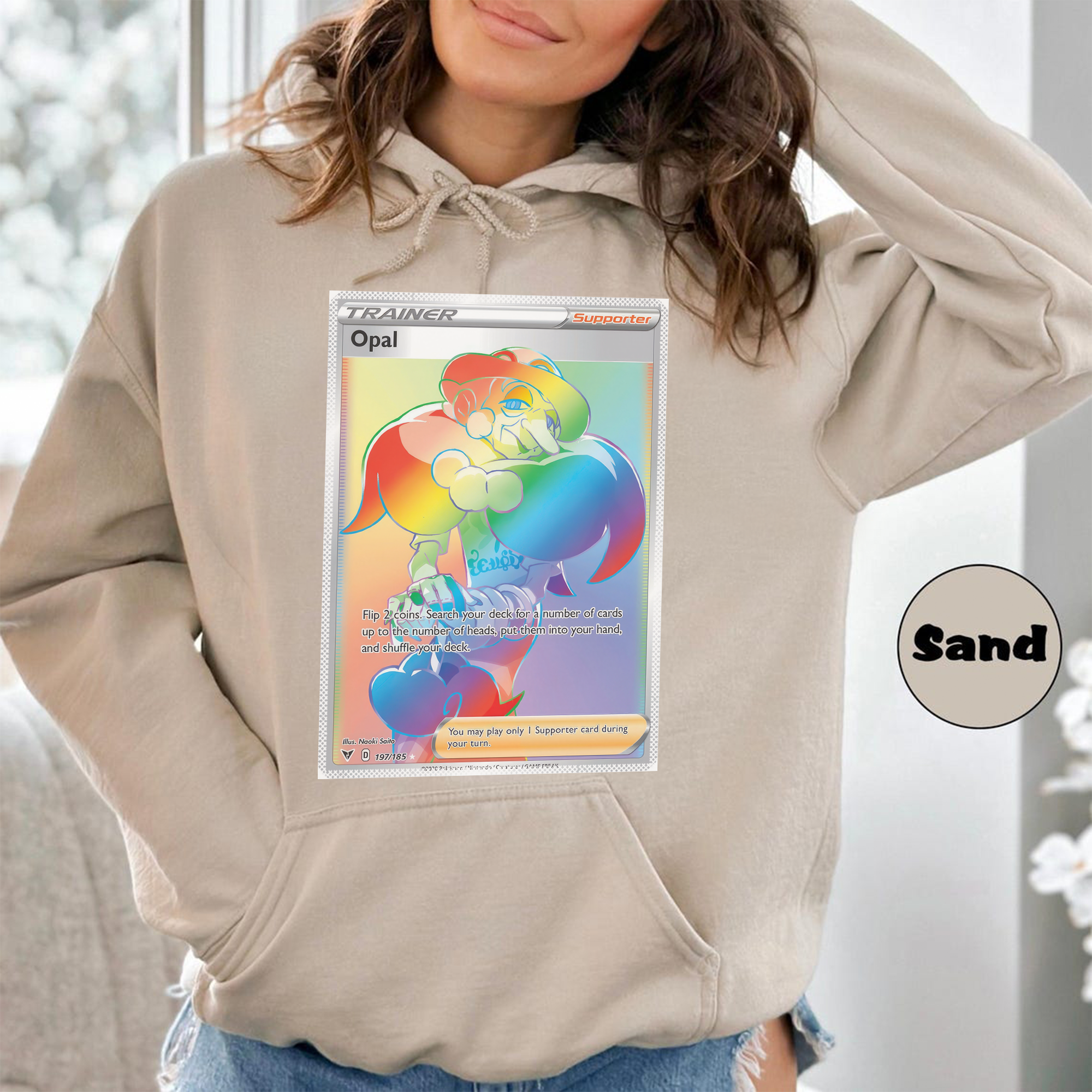 Personalized Fabric Trading Card D1 Patch Suture Unisex Hoodie,Perfect Gift for Fans Friends,P-H-12