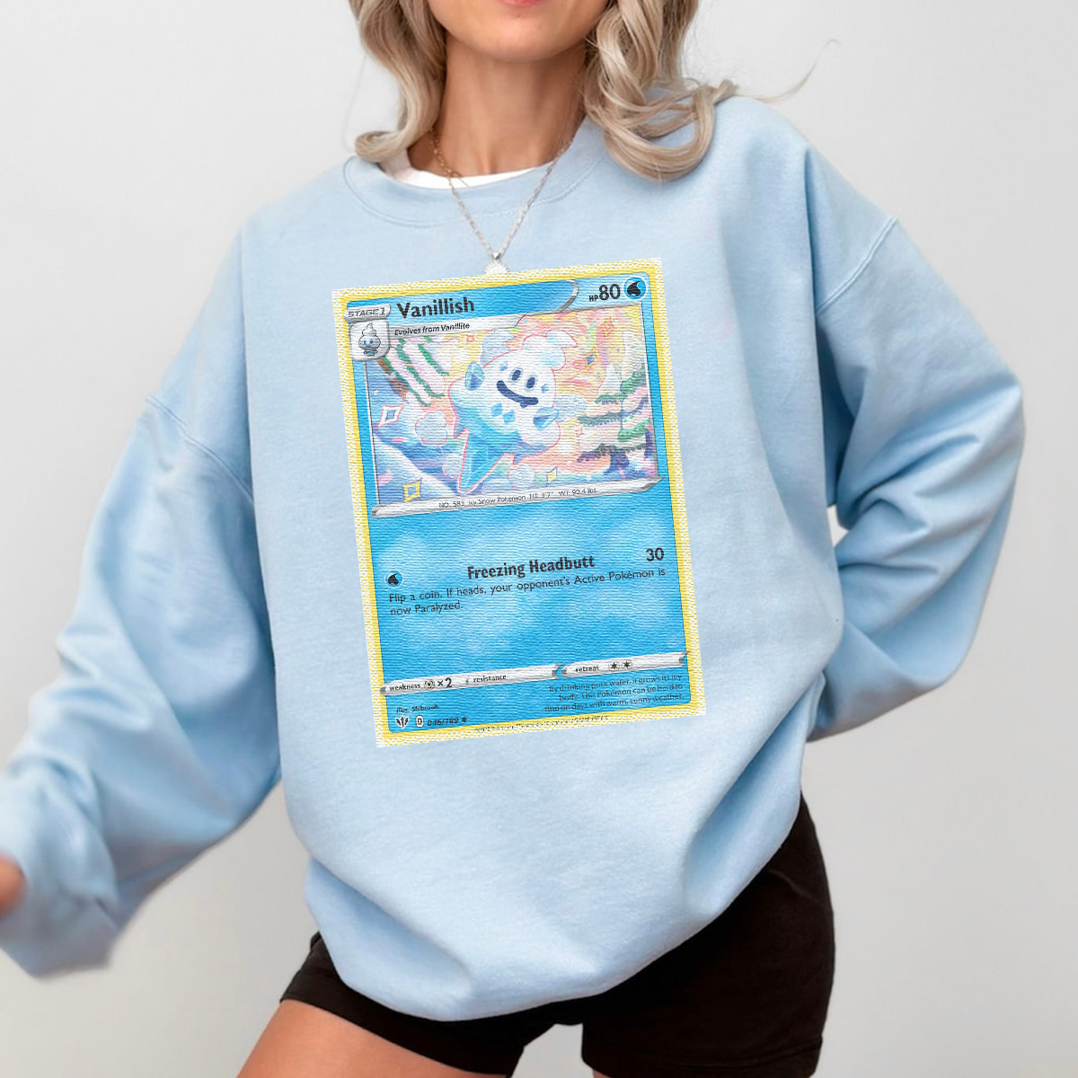 Personalized Fabric Trading Card D2 Patch Suture Unisex Crewneck,Perfect Gift for Fans Friends,P-C-17