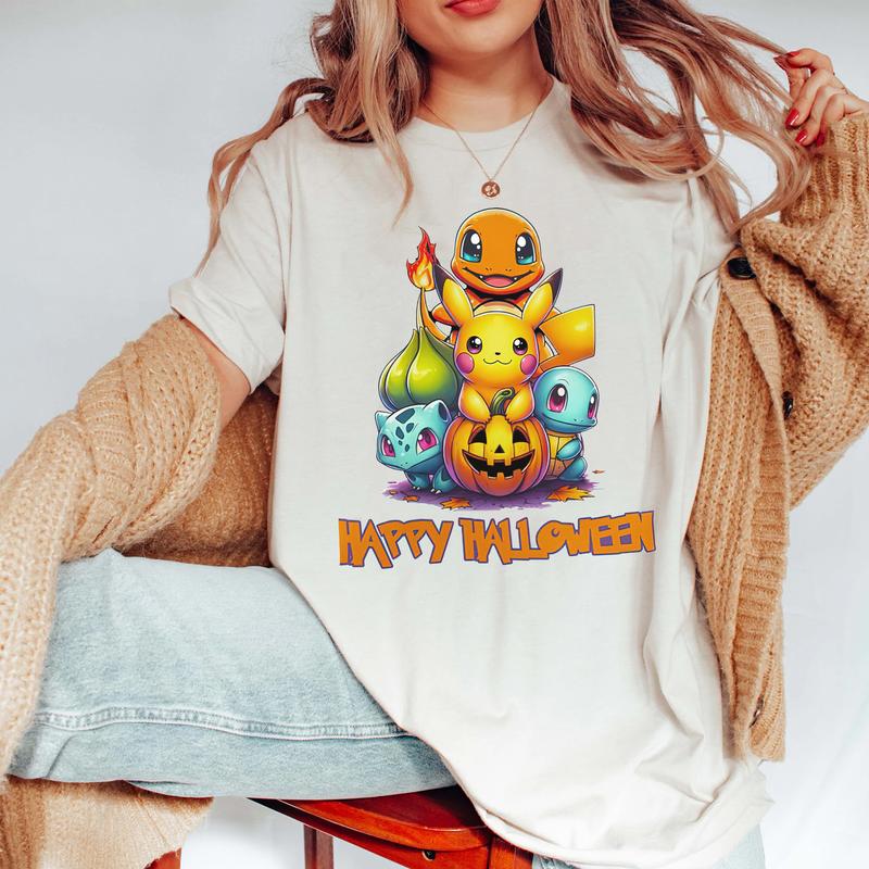 Happy Halloween Legends Unisex Anime T-Shirt,Crewneck,Hoodie,H-C-738