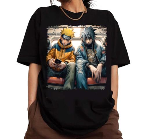 Narut0 And Sasukee Anime Character Unisex T-shirt,Crewneck,Hoodie,H-C-967