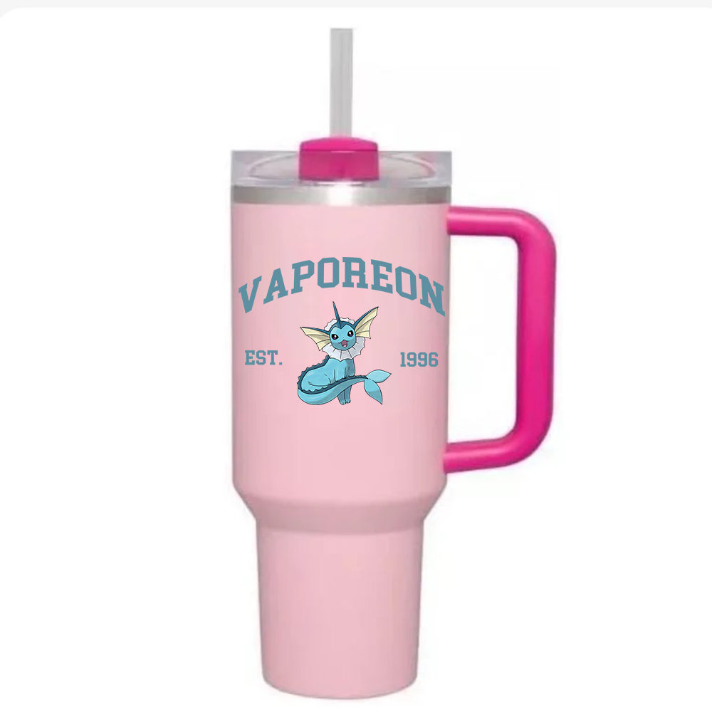 Delicate and Cute Large Capacity Creature-themed Ice Boss Stainless Tumbler,40OZ Steel Tumbler Gift for Friends and Fans