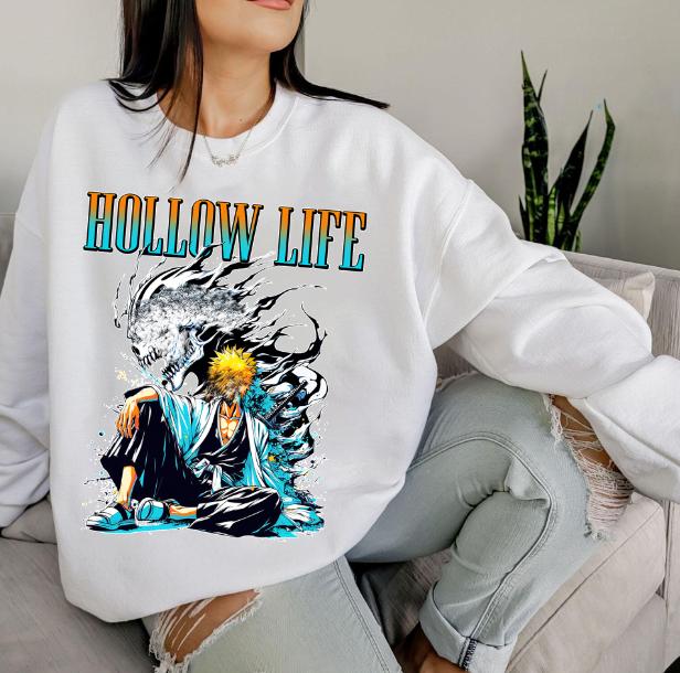 Ichig0 Bleachh Holll0w Life Animee Unisex T-Shirt,Crewneck,Hoodie,H-C-799