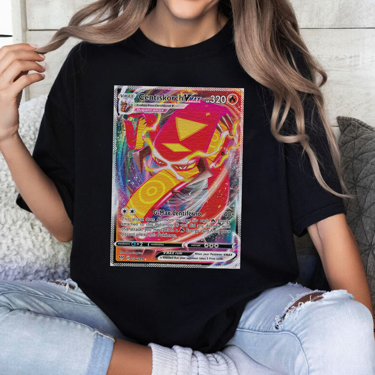 Personalized Fabric Trading Card D2 Patch Suture Unisex T-Shirt,Perfect Gift for Fans Friends,P-T-16
