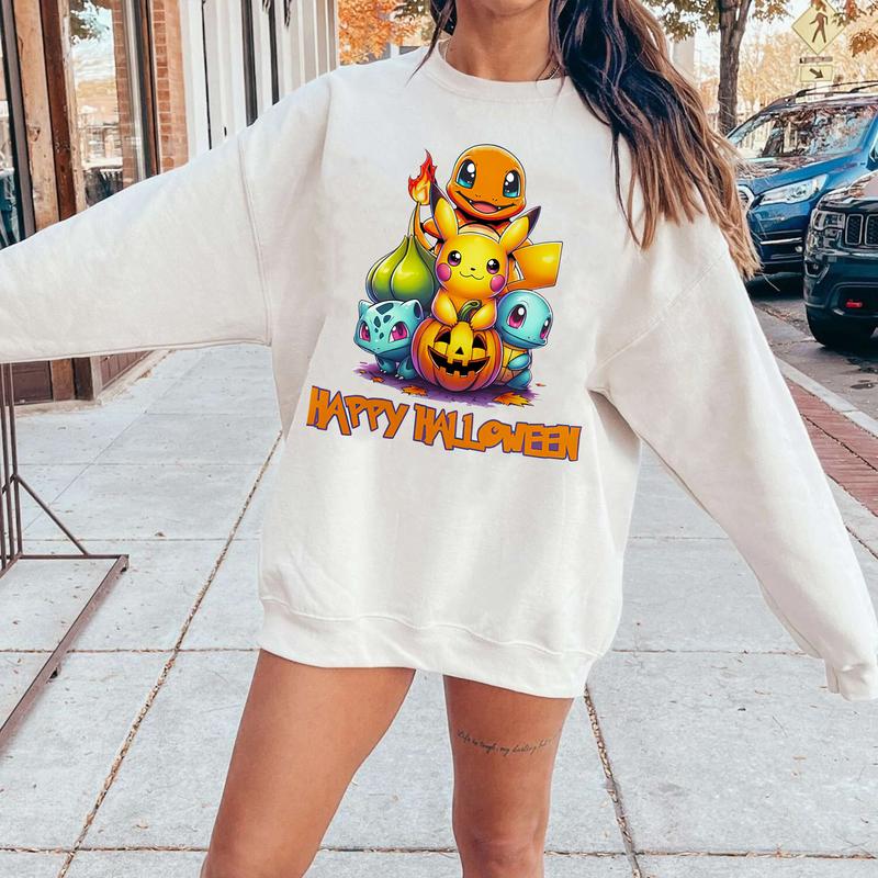 Happy Halloween Legends Unisex Anime T-Shirt,Crewneck,Hoodie,H-C-738