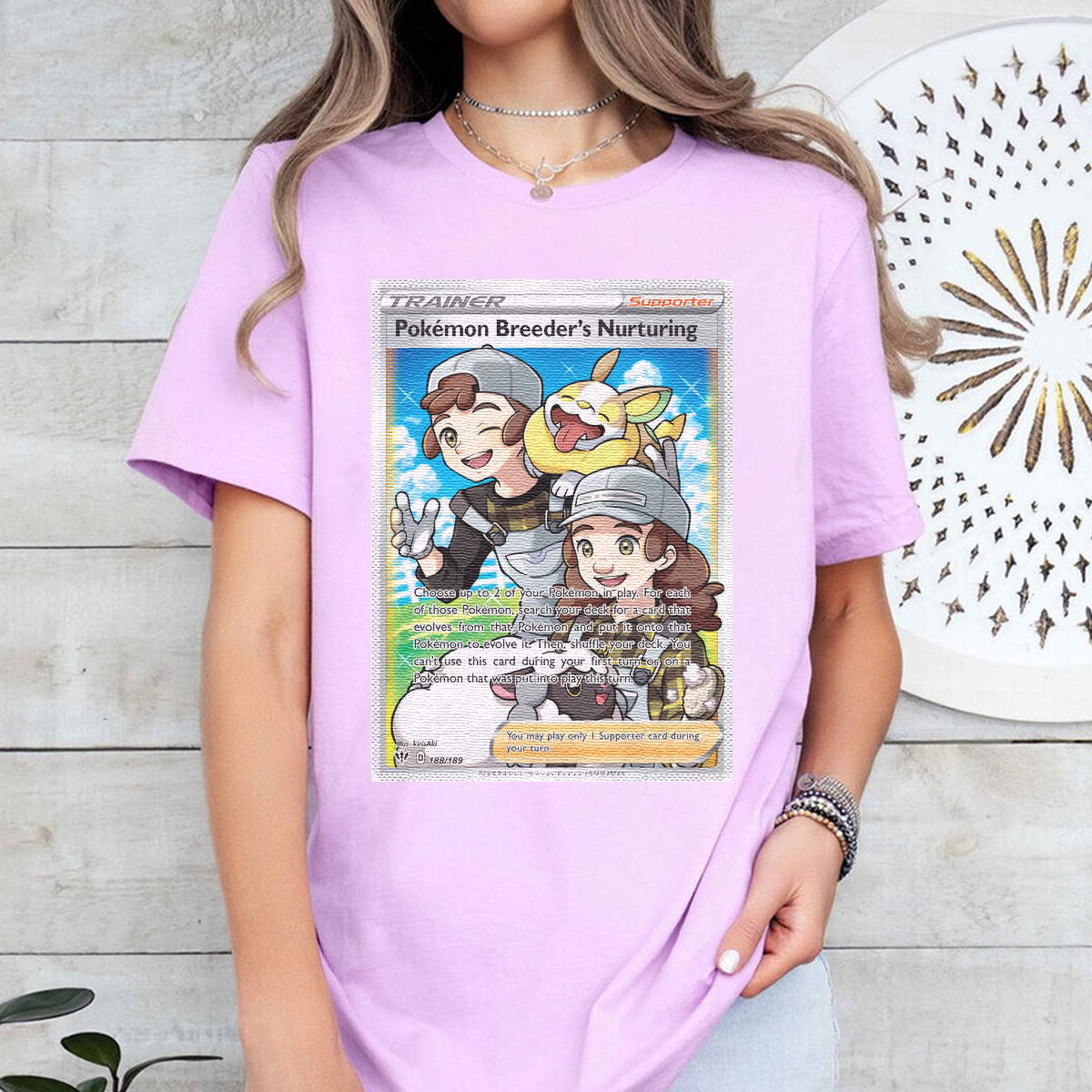 Personalized Fabric Trading Card D2 Patch Suture Unisex T-Shirt,Perfect Gift for Fans Friends,P-T-16