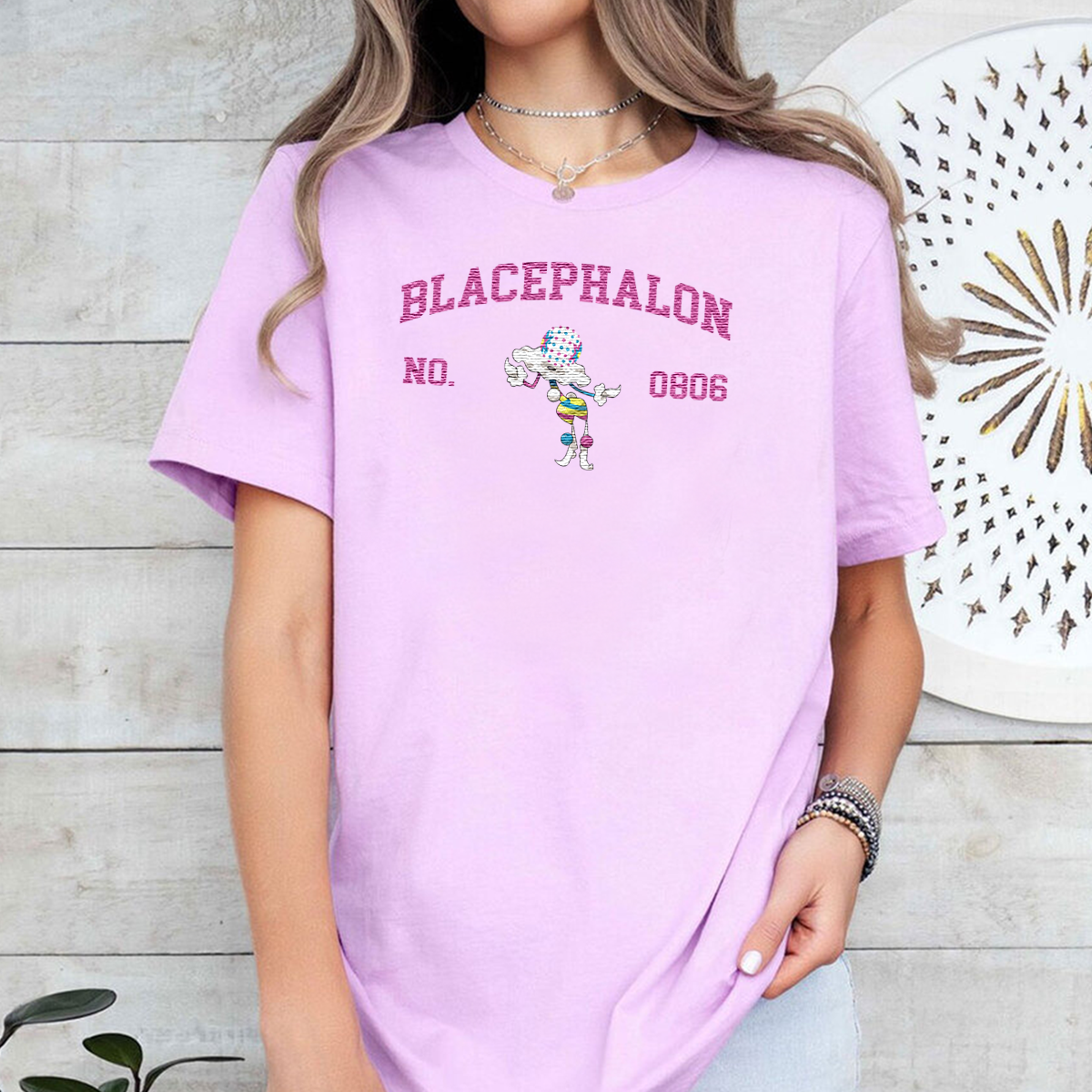 Blacephalon Adorable Anime-Themed Embroidered T-Shirt,Crewneck,Hoodie-Trendy Versatile and a Thoughtful Gift for Friends,H-C-1332