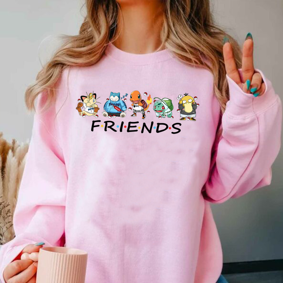 Friends Adorable Unisex T-Shirt,Crewneck,Hoodie,H-C-776
