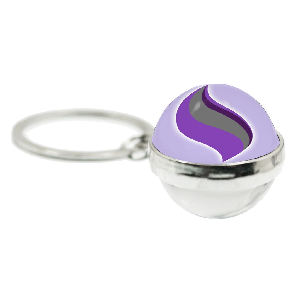 Mega Evolution 20MM Double-Sided Spherical Keychain,A Perfect Gift for Friends and Family,010