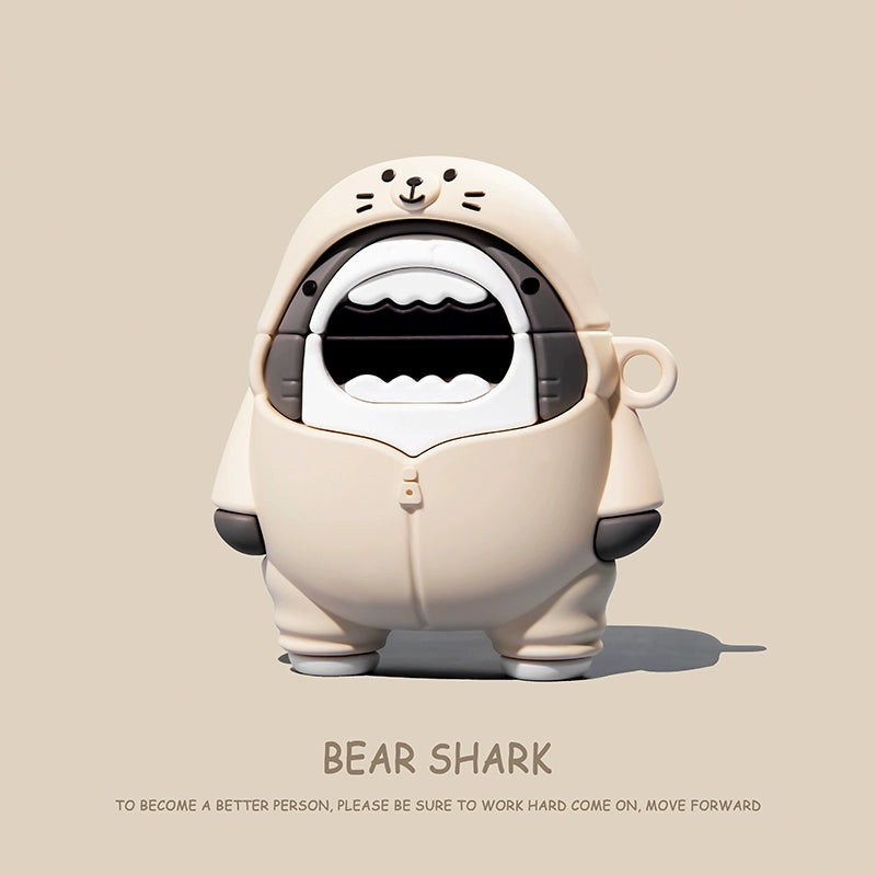 Anime Airpods Silicone Case,Cute Creature Design Airpodspro Protective Cover,Ideal Gift for Friends,PC-1297