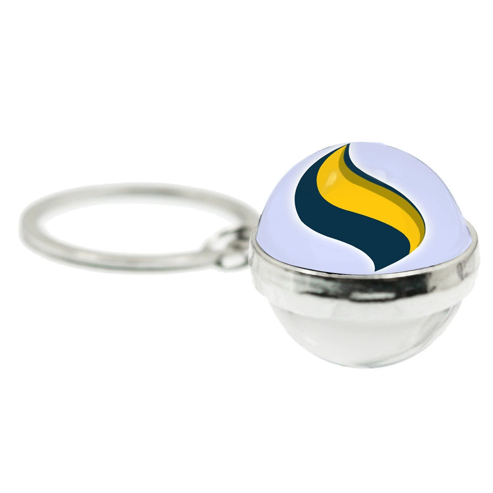 Mega Evolution 20MM Double-Sided Spherical Keychain,A Perfect Gift for Friends and Family,010