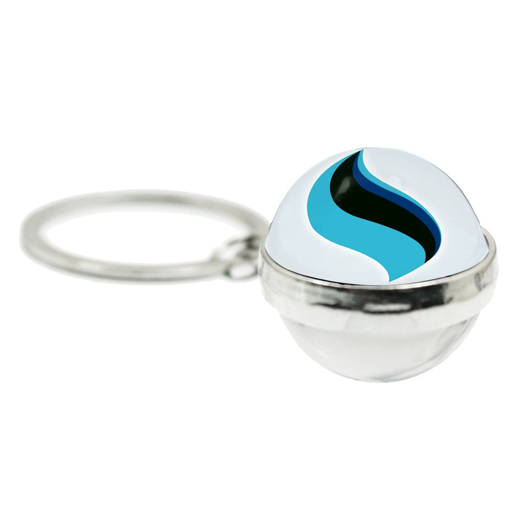 Mega Evolution 20MM Double-Sided Spherical Keychain,A Perfect Gift for Friends and Family,010