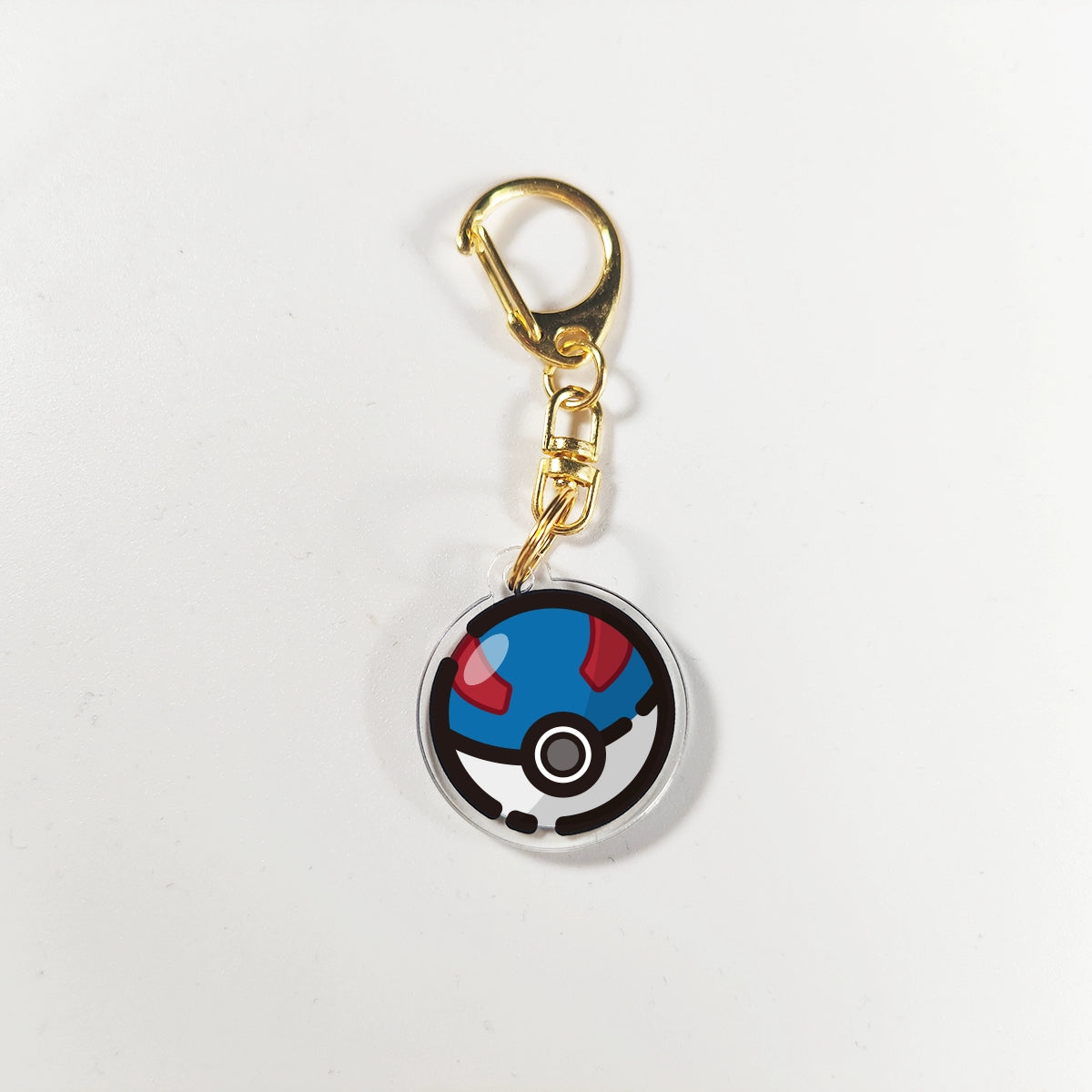 Ball Keychain - Double-Sided Acrylic DIY Cartoon Anime Creative Accessory,006