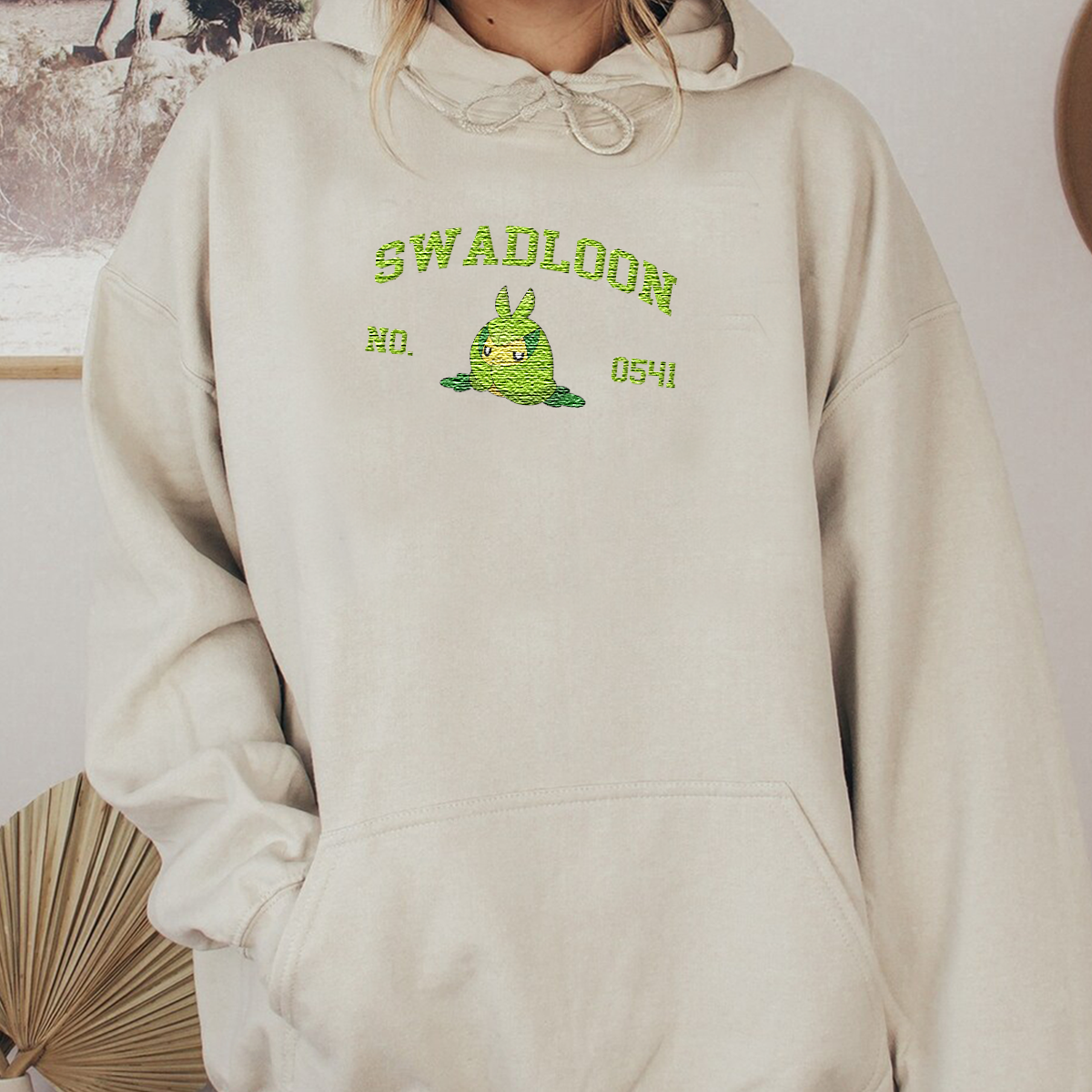 Swadloon Adorable Anime-Themed Embroidered T-Shirt,Crewneck,Hoodie-Trendy Versatile and a Thoughtful Gift for Friends,H-C-1380