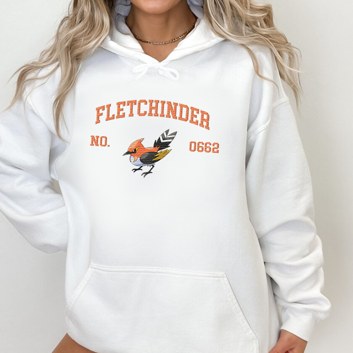 Fletchinder Adorable Anime-Themed Embroidered T-Shirt,Crewneck,Hoodie-Trendy Versatile and a Thoughtful Gift for Friends,H-C-1649