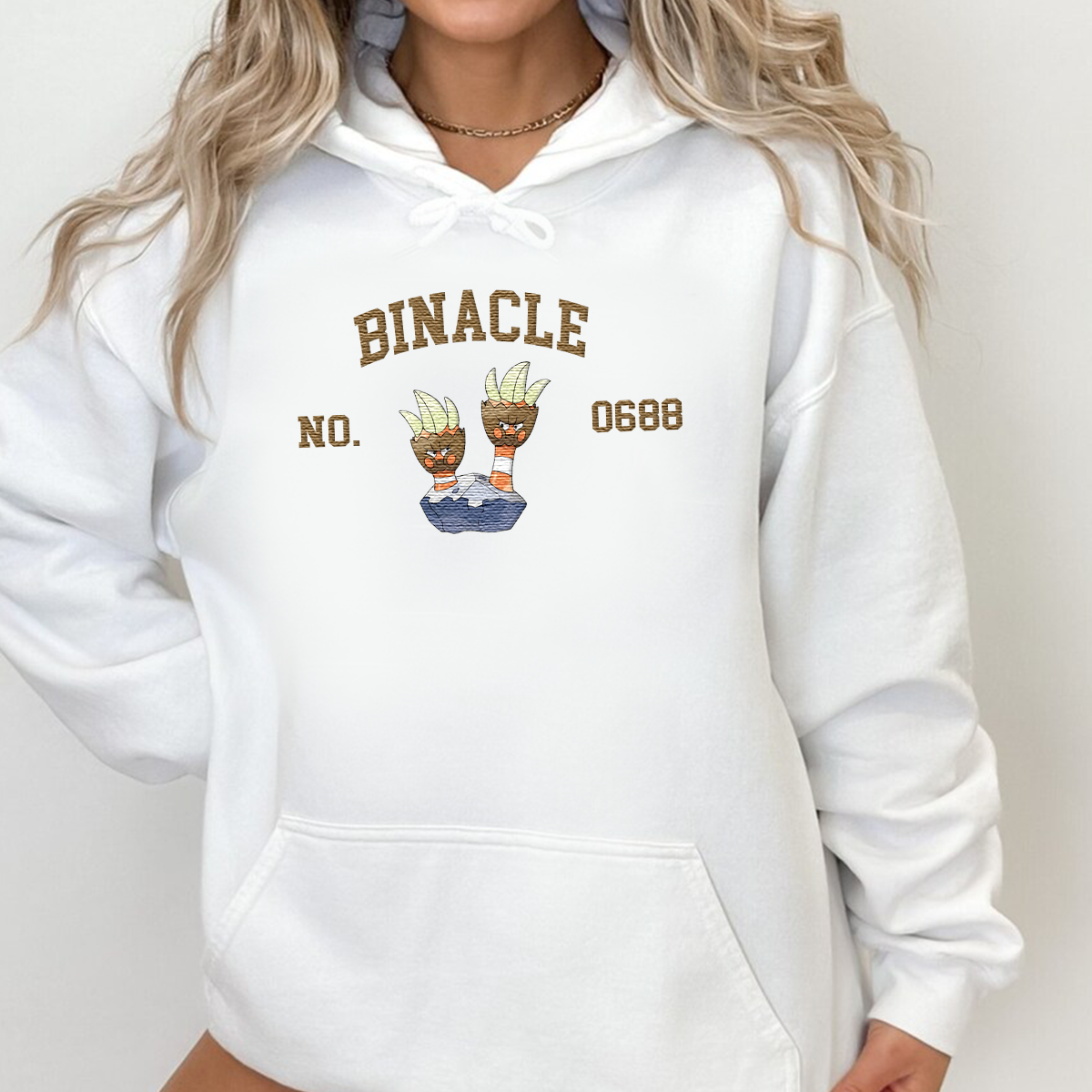 Binacle Adorable Anime-Themed Embroidered T-Shirt,Crewneck,Hoodie-Trendy Versatile and a Thoughtful Gift for Friends,H-C-1572