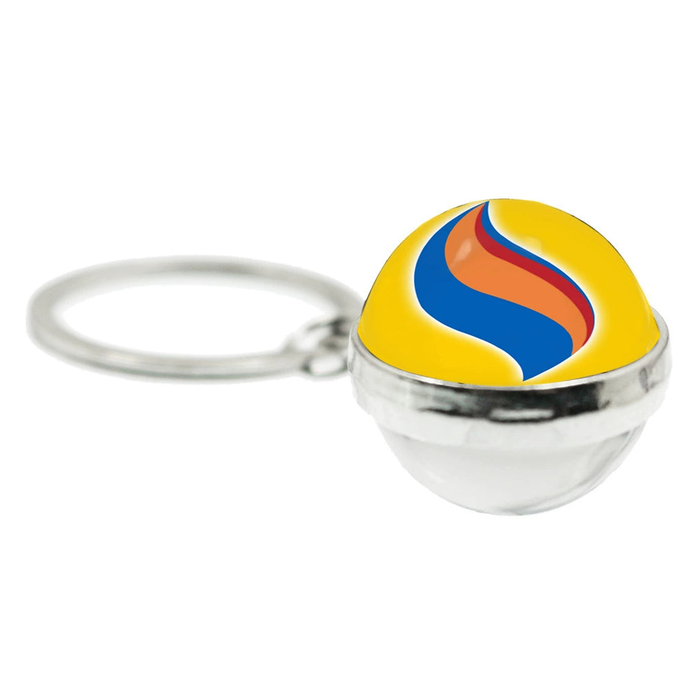 Mega Evolution 20MM Double-Sided Spherical Keychain,A Perfect Gift for Friends and Family,010