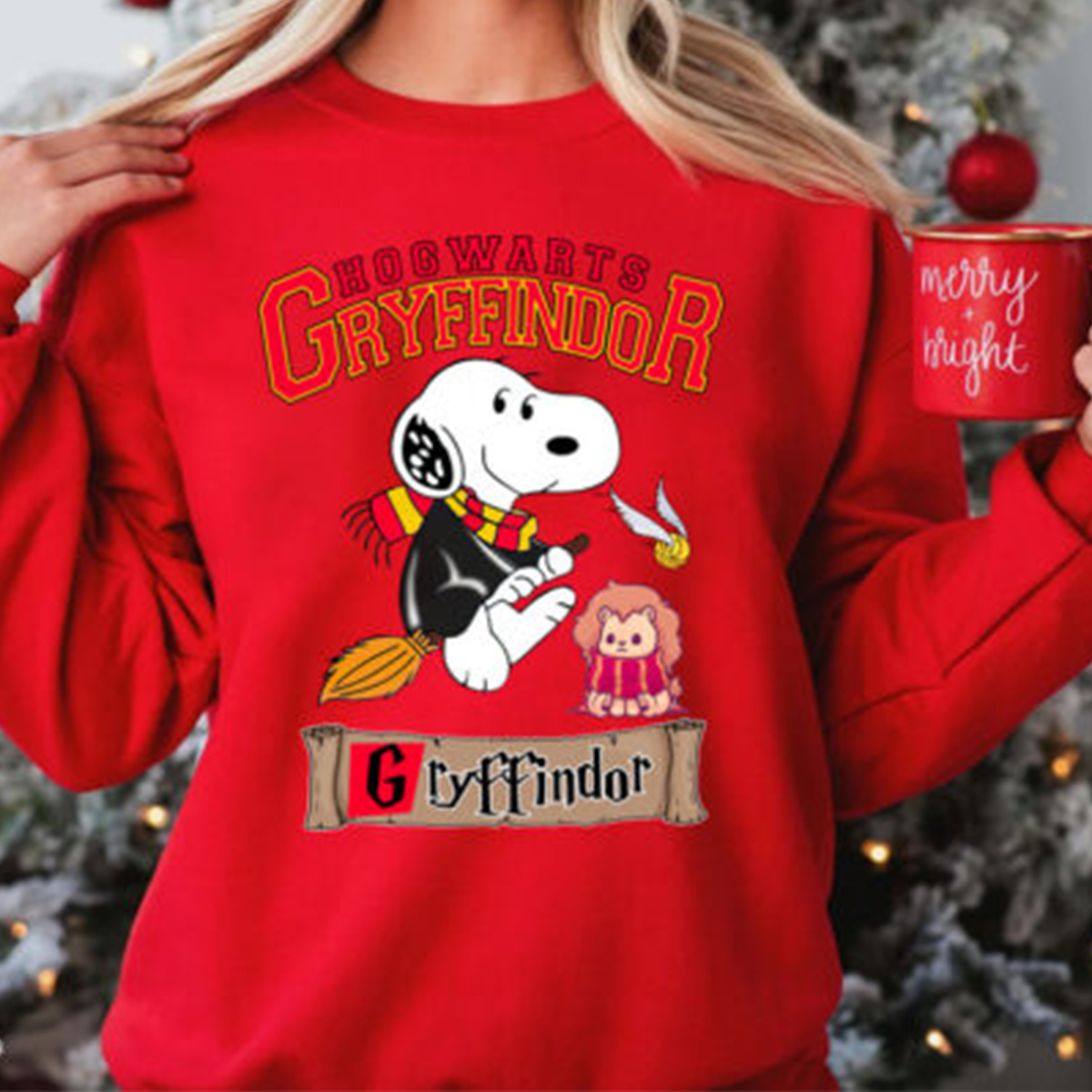 Snoopy Hogwarts 4 Houses Harry Potter T-Shirt,Crewneck,Hoodie,H-C-109