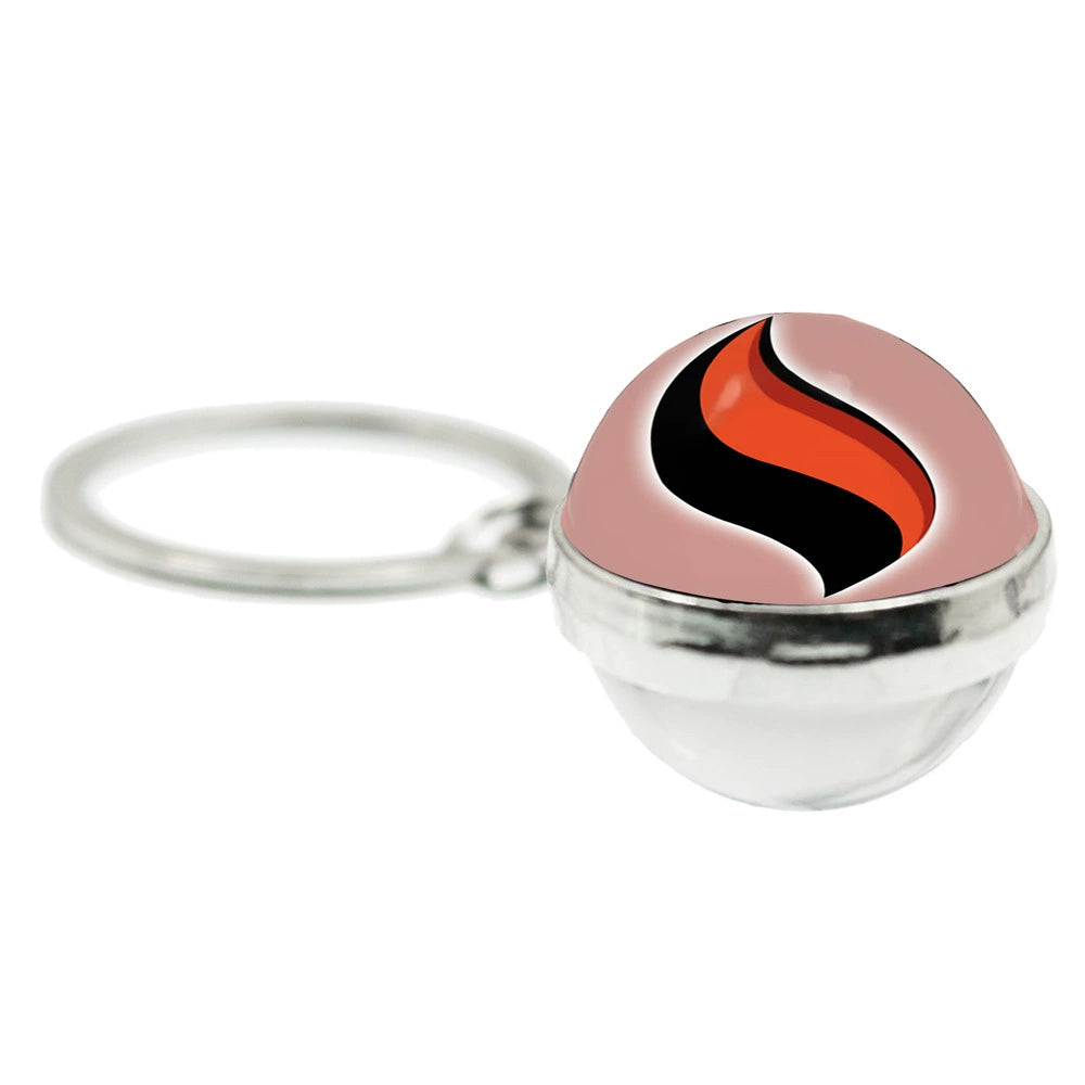 Mega Evolution 20MM Double-Sided Spherical Keychain,A Perfect Gift for Friends and Family,010