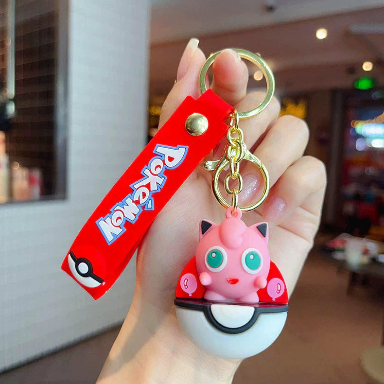 Creative Ball PVC Keychain,Cute Pendant Anime Merchandise Fan Gift,004