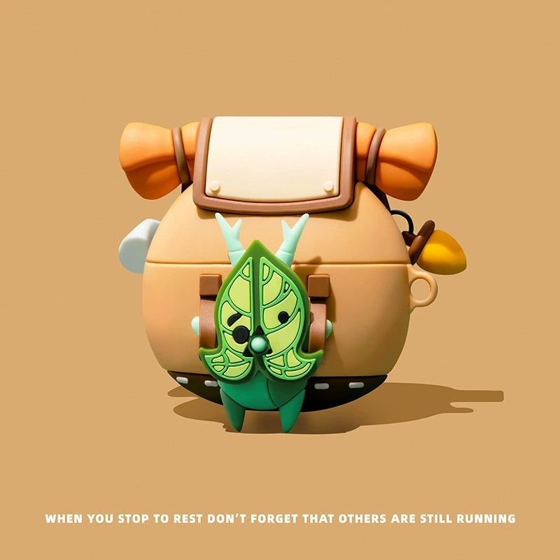 Anime Airpods Silicone Case,Cute Creature Design Airpodspro Protective Cover,Ideal Gift for Friends,PC-1297