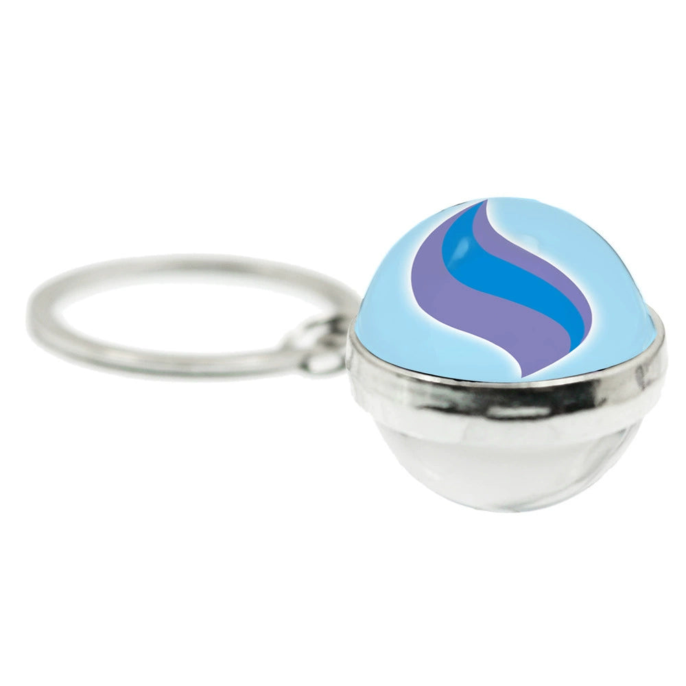 Mega Evolution 20MM Double-Sided Spherical Keychain,A Perfect Gift for Friends and Family,010