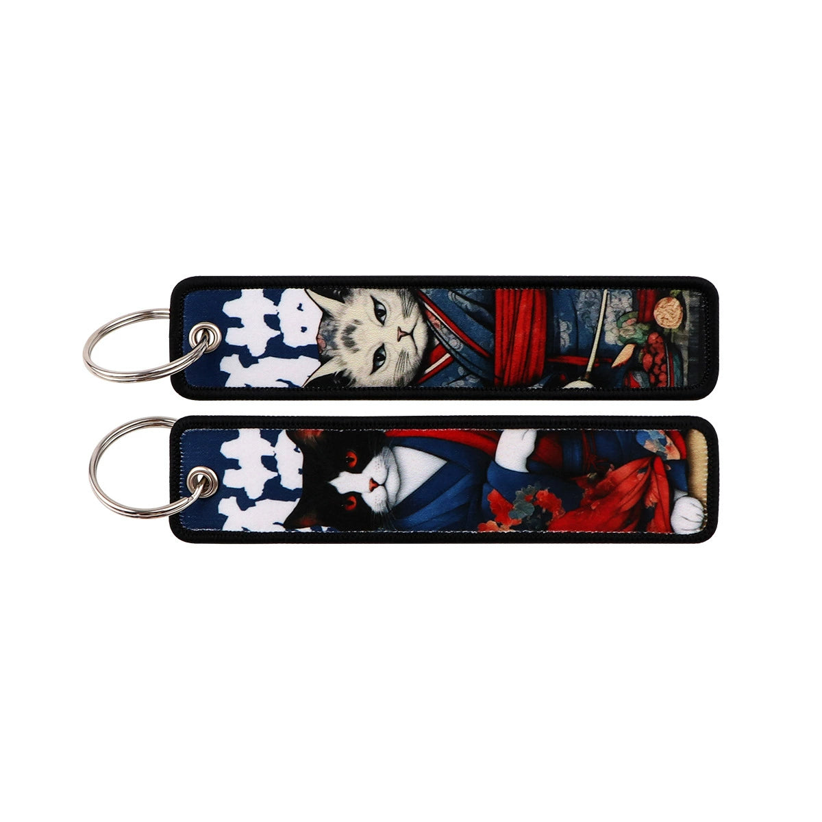 Cartoon Animal Eagle Beak Keychain Pendant,Japanese Style Wave Jacquard Keychain,Keychain with Traditional Chinese Style Lanyard Decoration,015