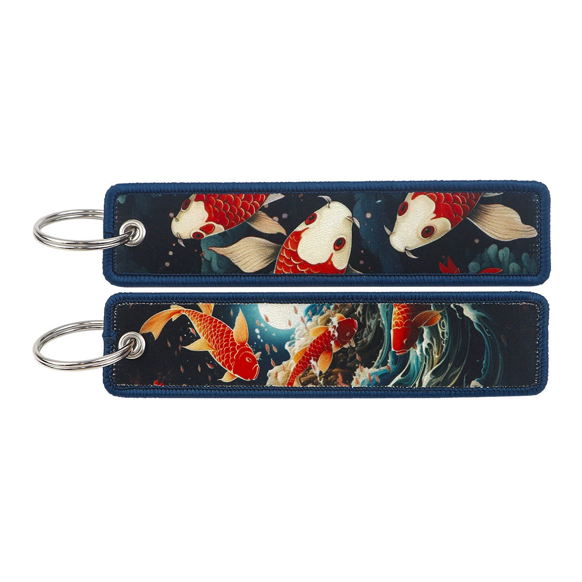 Cartoon Animal Eagle Beak Keychain Pendant,Japanese Style Wave Jacquard Keychain,Keychain with Traditional Chinese Style Lanyard Decoration,015