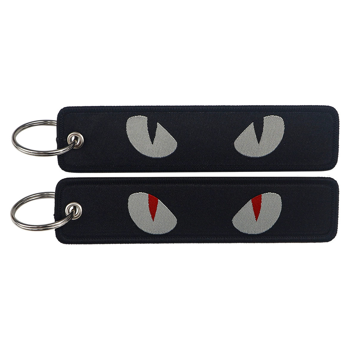 Totoro & No-Face Keychain Lanyard, Studio Ghibli Woven Label Keychain, Anime & Manga Fabric Accessories,020