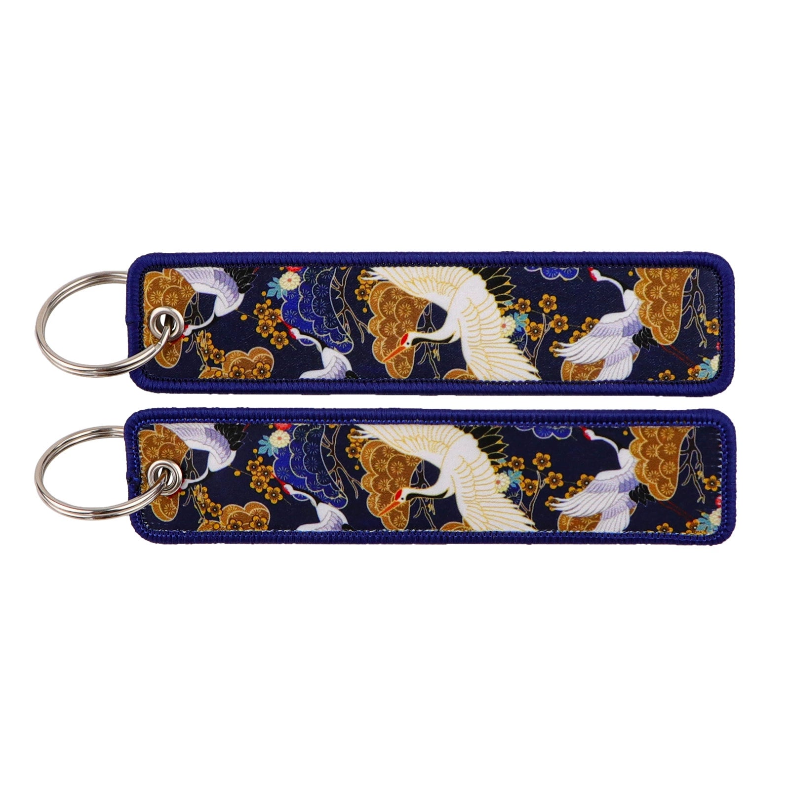 Cartoon Animal Eagle Beak Keychain Pendant,Japanese Style Wave Jacquard Keychain,Keychain with Traditional Chinese Style Lanyard Decoration,015