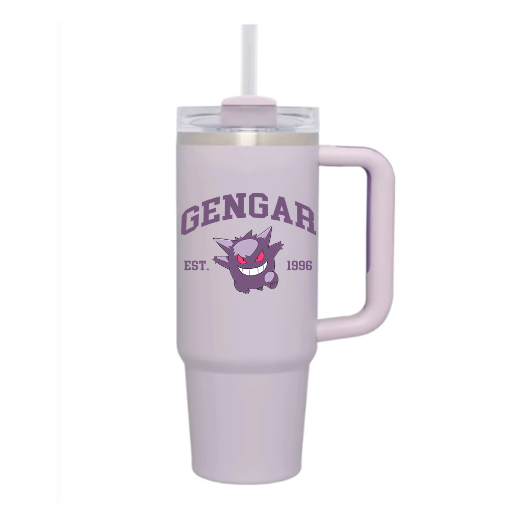 Delicate and Cute Large Capacity Creature-themed Ice Boss Stainless Tumbler,40OZ Steel Tumbler Gift for Friends and Fans