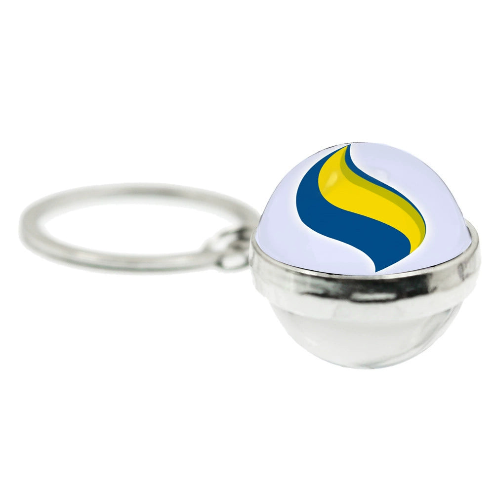 Mega Evolution 20MM Double-Sided Spherical Keychain,A Perfect Gift for Friends and Family,010