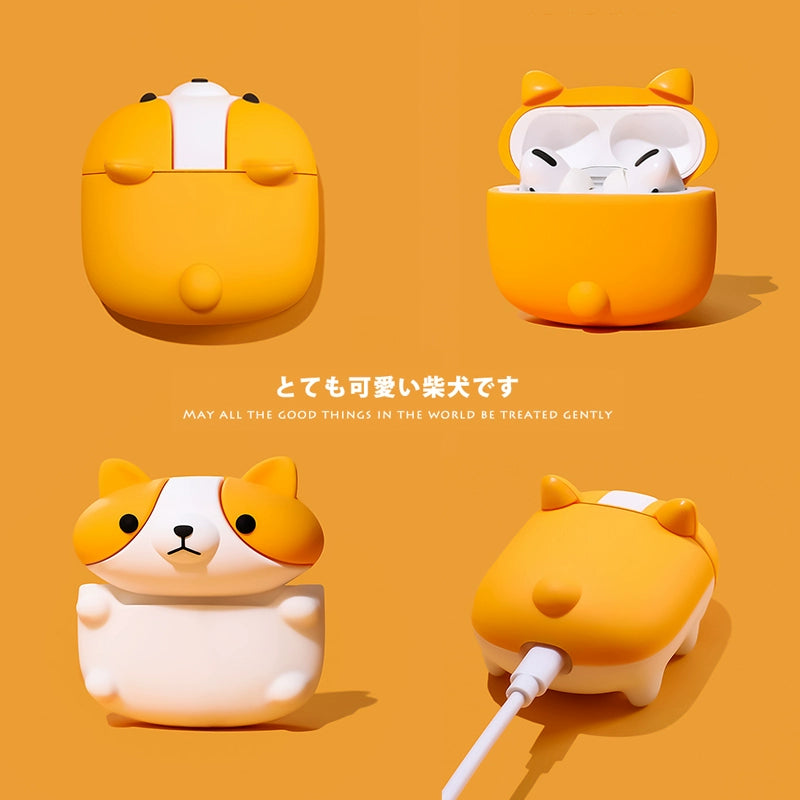 Anime Airpods Silicone Case,Cute Creature Design Airpodspro Protective Cover,Ideal Gift for Friends,PC-1297