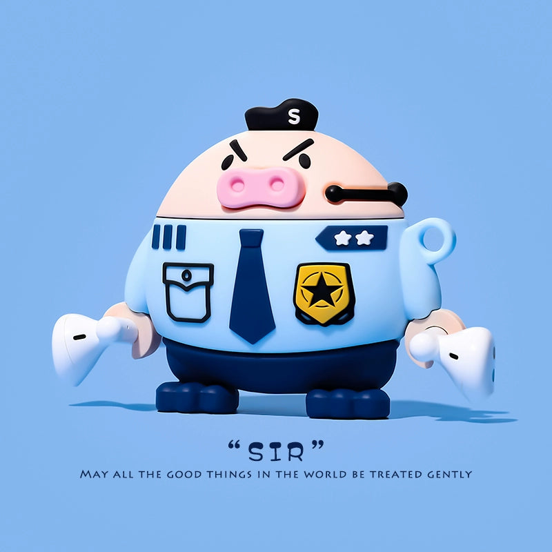 Anime Airpods Silicone Case,Cute Creature Design Airpodspro Protective Cover,Ideal Gift for Friends,PC-1297