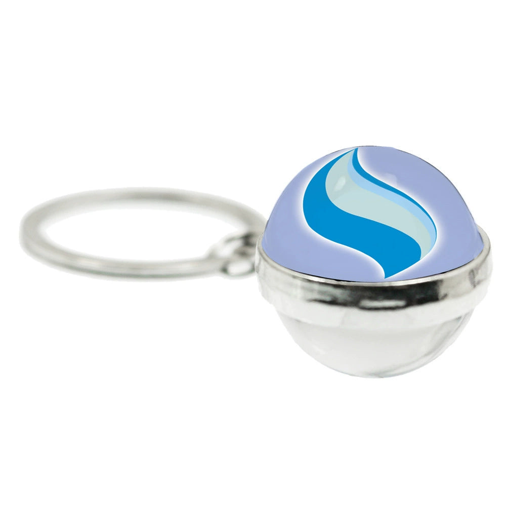 Mega Evolution 20MM Double-Sided Spherical Keychain,A Perfect Gift for Friends and Family,010