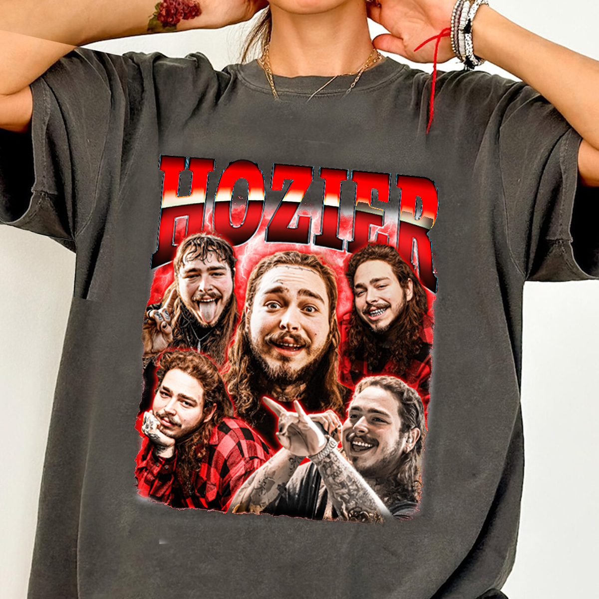 Sweat à capuche avec personnages d'horreur d'Halloween THUG LIFE, TS-C-103