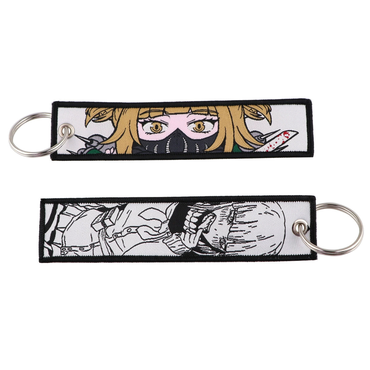 My Hero Academia Woven Keychain Lanyard – Anime Fabric Strap for School,Office & Daily Use,021