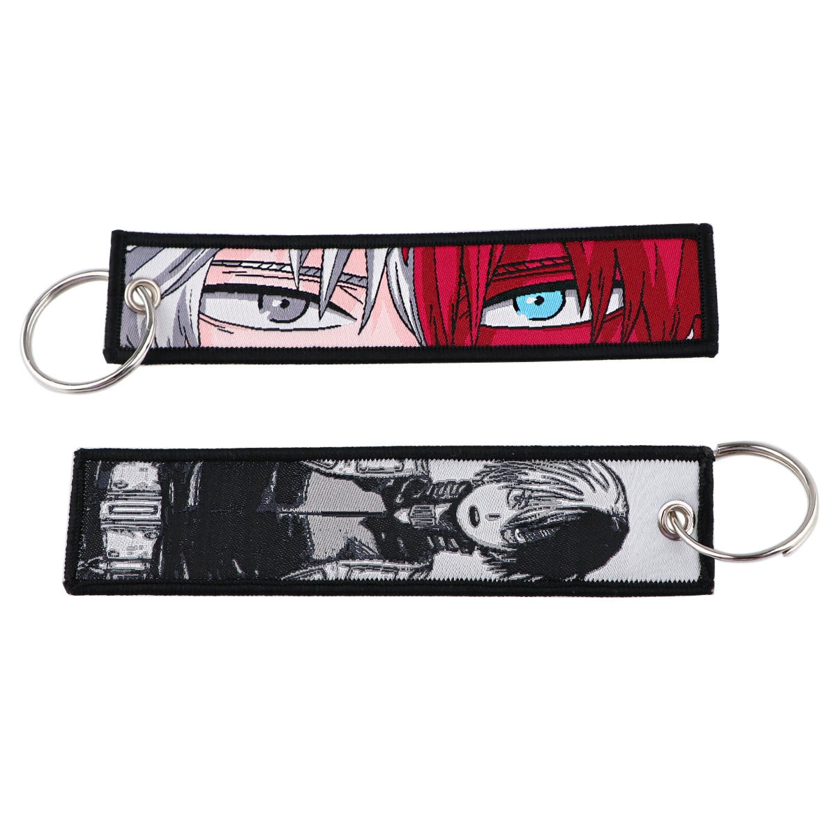My Hero Academia Woven Keychain Lanyard – Anime Fabric Strap for School,Office & Daily Use,021