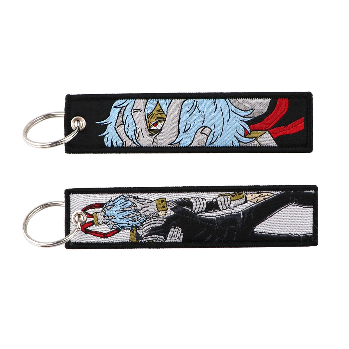My Hero Academia Woven Keychain Lanyard – Anime Fabric Strap for School,Office & Daily Use,021