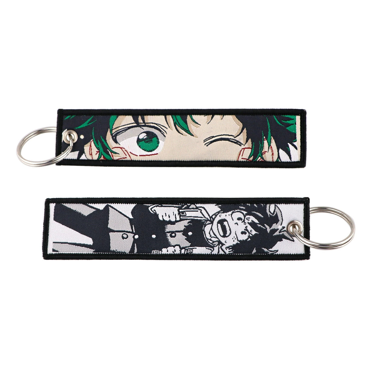 My Hero Academia Woven Keychain Lanyard – Anime Fabric Strap for School,Office & Daily Use,021