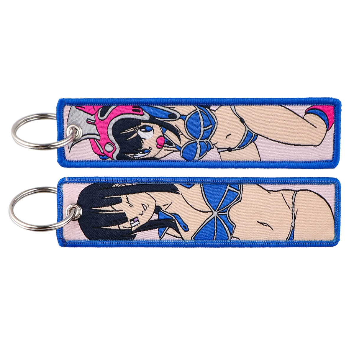 Dragon Ball Woven Keychain Lanyard - Goku & Vegeta Cartoon Character Campus Strap,Fabric Craft Pendant,022