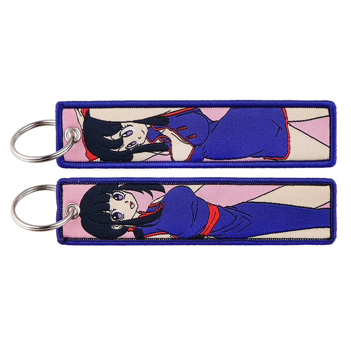 Dragon Ball Woven Keychain Lanyard - Goku & Vegeta Cartoon Character Campus Strap,Fabric Craft Pendant,022