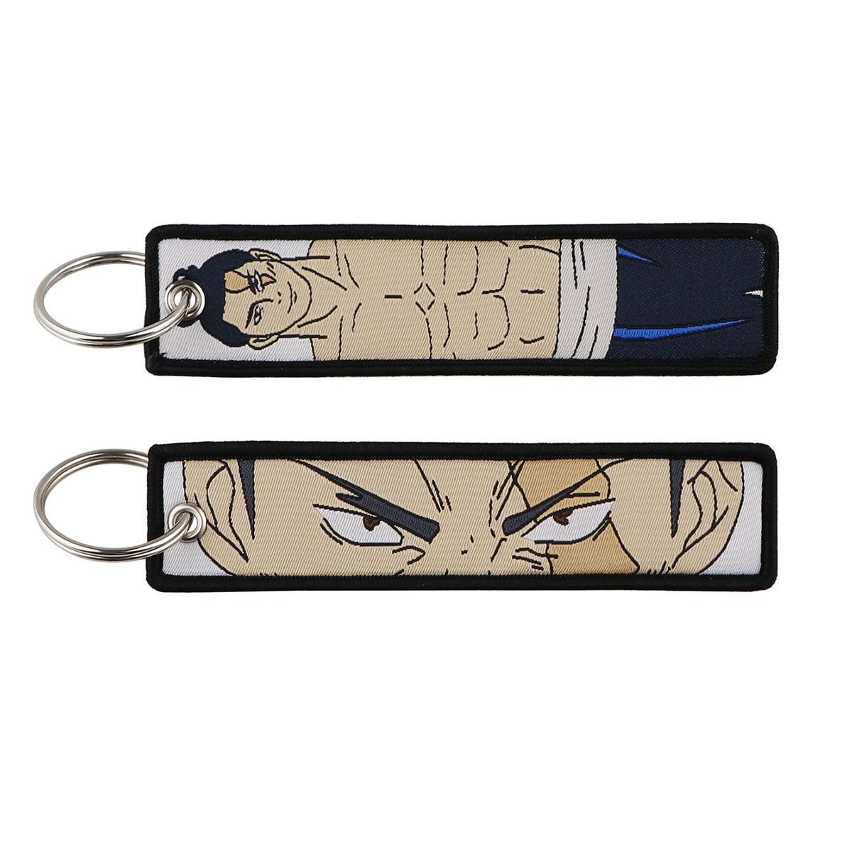 Jujutsu Kaisen Gojo Satoru Woven Lanyard Keychain – Anime Badge Holder & Fabric Strap,024
