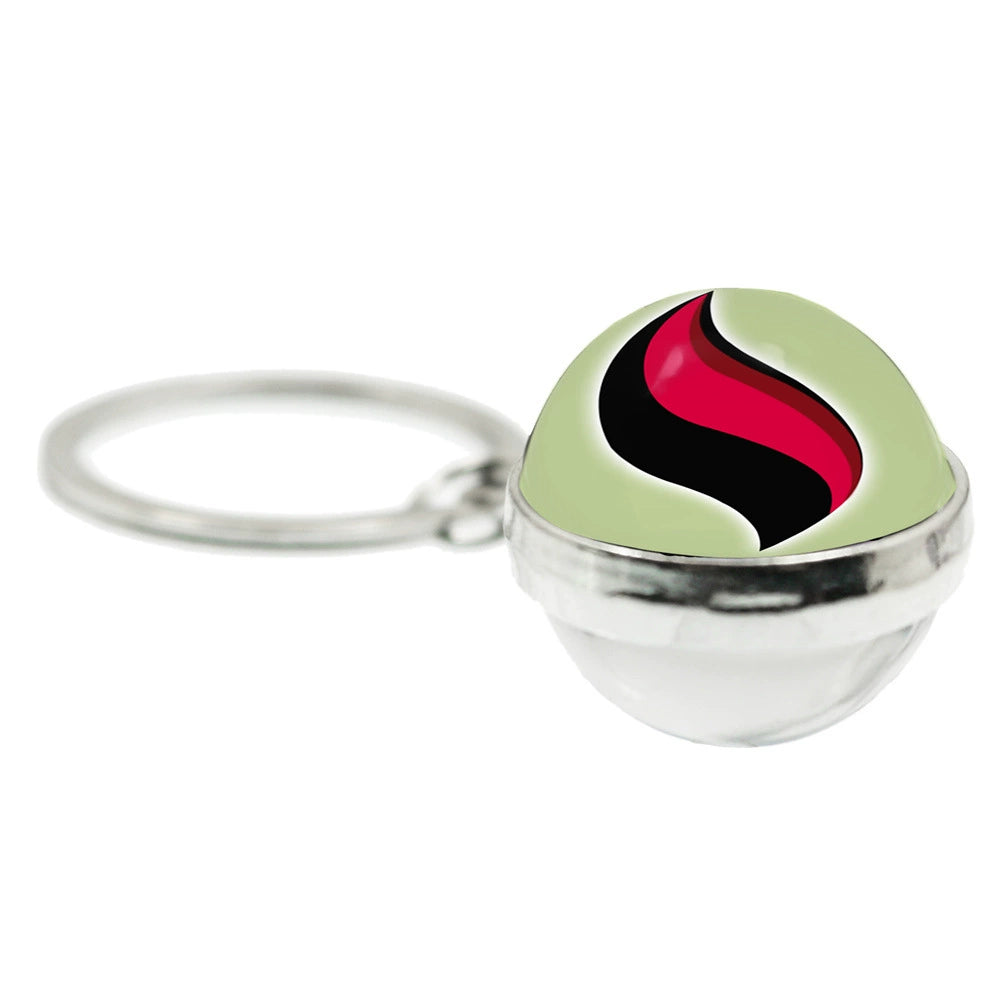 Mega Evolution 20MM Double-Sided Spherical Keychain,A Perfect Gift for Friends and Family,010