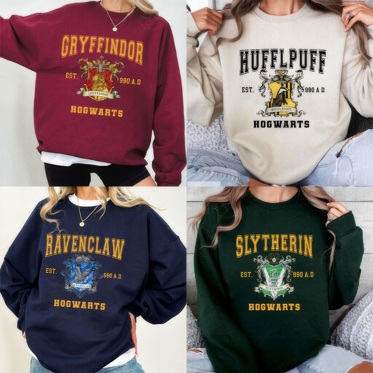 Vintage Harry Potter Hogwarts Crewneck,Gift For All,H-C-169